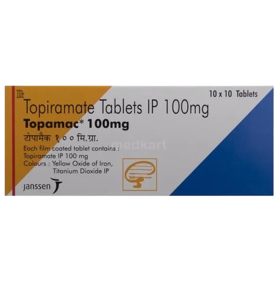 topamac 100mg tablet 10's